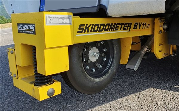 Skiddometer - meracia jednotka