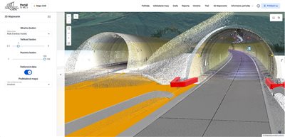 MMS - vyhodnotenie, tunel
