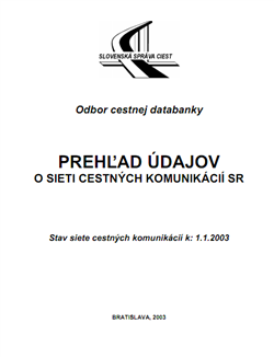 Prehľad CK k 1.1.2003