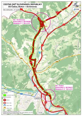 Nový úsek diaľnice D3, Čadca