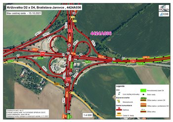 Bratislava, Jarovce – križovatka D2 x D4