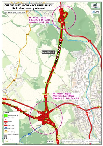  Prešov – severný obchvat/ celková situácia