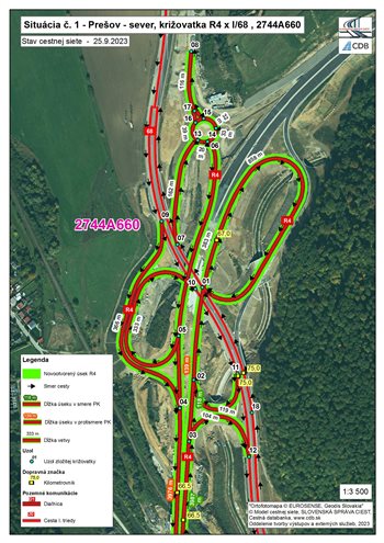 Mimoúrovňová križovatka Prešov – sever, 2744A660