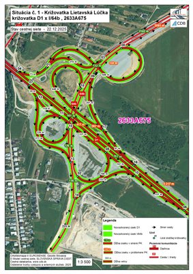  Mimoúrovňová križovatka Lietavská Lúčka (