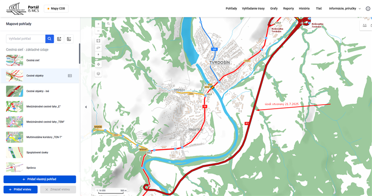 Nový úsek R3, obchvat Tvrdošína