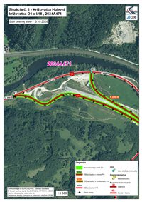 Križovatka Hubová, č. križ. 2634A471, D 1 X I/18