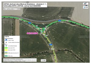 Začiatok úseku – č. križ. 4424A994 