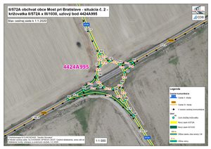Križovatka II/527A x III/1030 – č. križ. 4424A995 