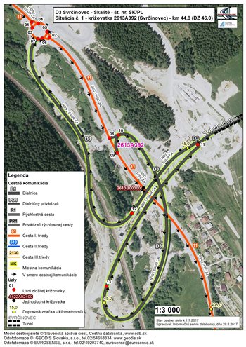 Križovatka I/11 x D3, č. 2613A392 