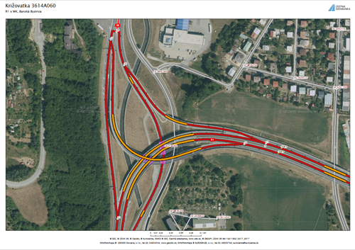 Mapy CDB - vytlačená mapa