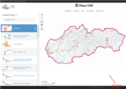 Mapy CDB - Dátum aktualizácie