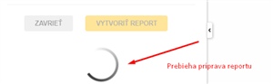 Prebieha príprava reportu