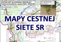 Mapy cestnej siete SR